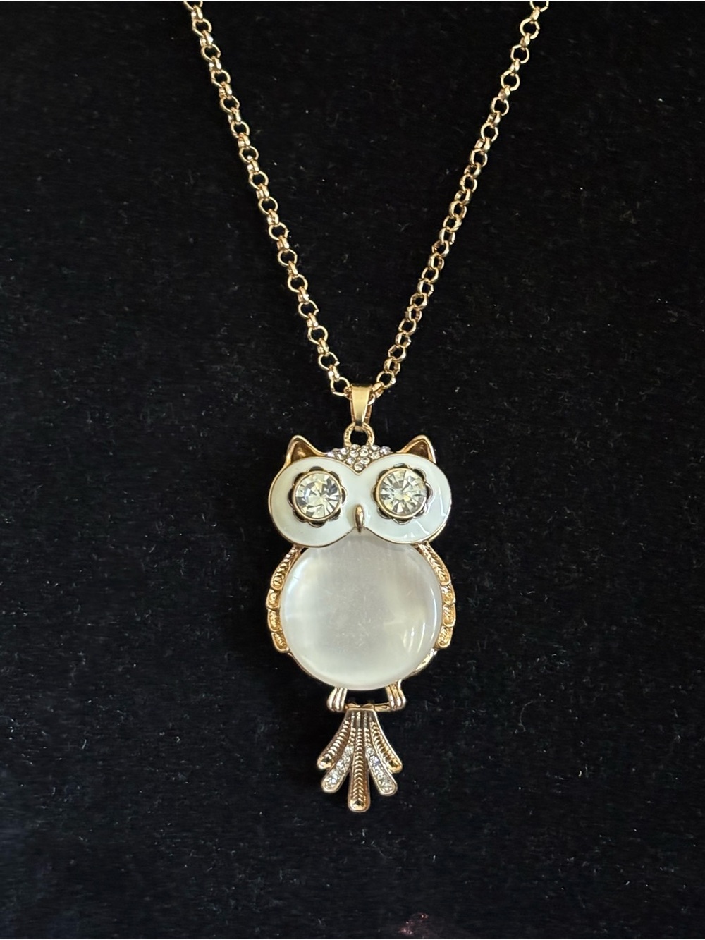 Whimsical Owl Pendant Necklace